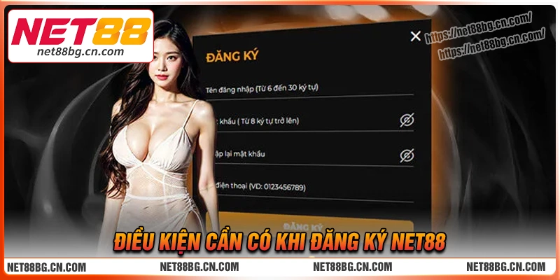 Điều kiện cần đáp ứng để đăng ký Net88